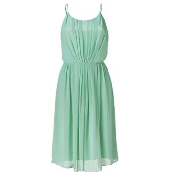 green emerald velvet dress Grace Pleated Chiffon Dress